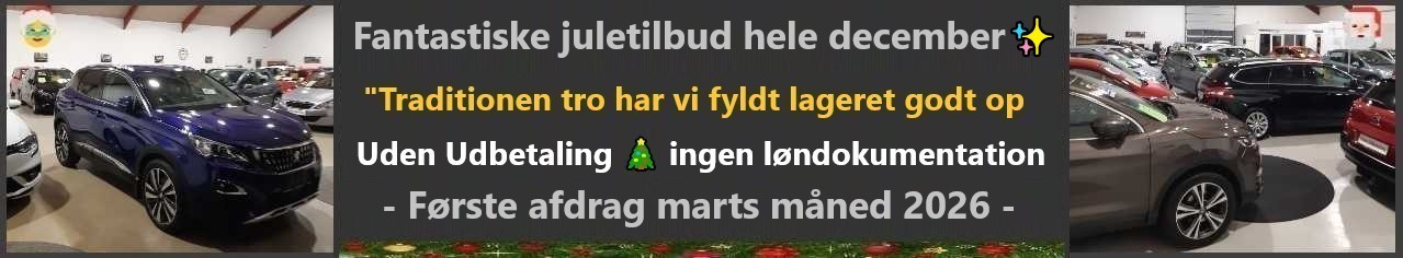 Forside Neltoft Gruppen AS, jul i nissebilland 2026, Forside Biler Uden Udbetalin, Danmarks Største Bilshow Hos Neltoft Gruppen AS